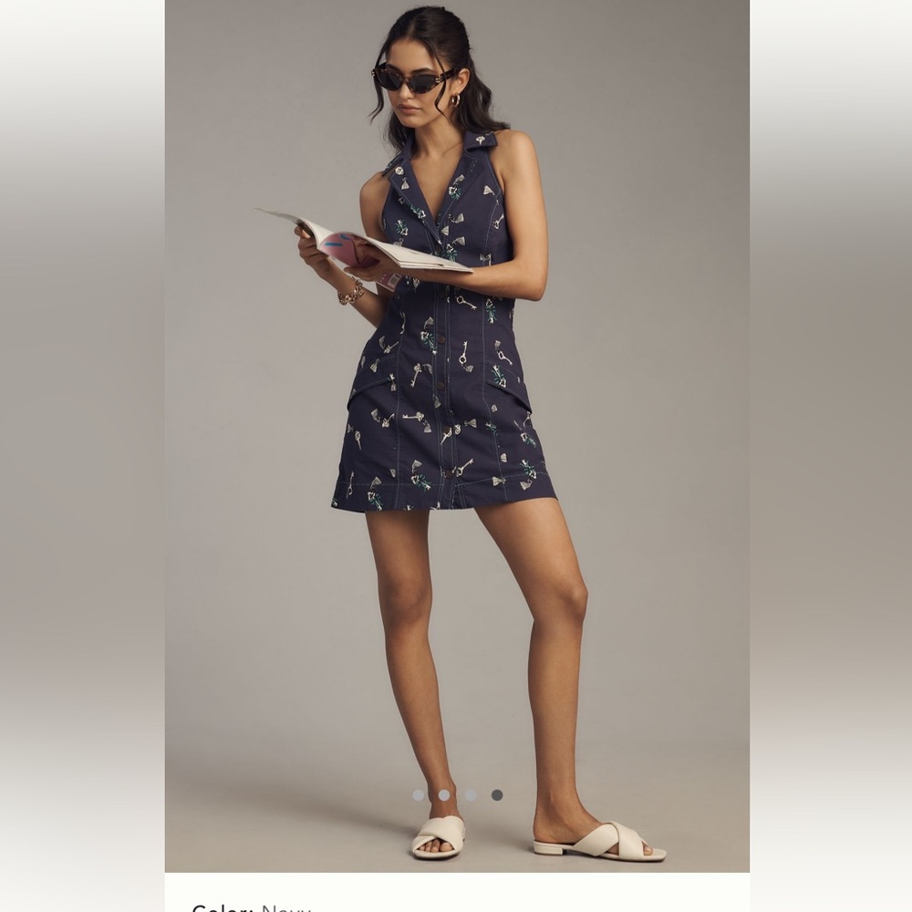 NWT The Amelia Collard mini dress by Maeve - Picture 5 of 8